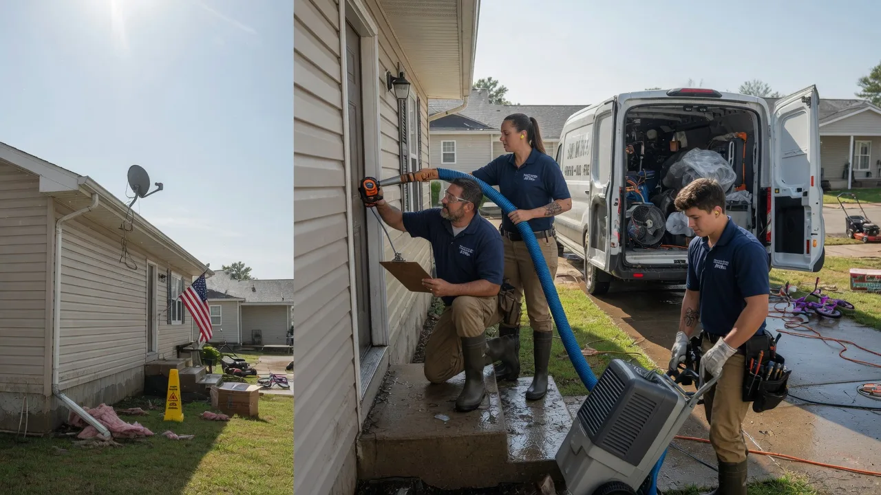 Ceiling Water Damage Restoration in Nashoba, OK near me